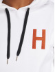 Merchcode Hoodie Hustler Logo white