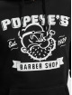 Merchcode Hoody Popeye Barber Shop zwart