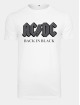 Merchcode T-paidat Acdc Back In Black valkoinen