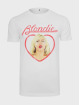 Merchcode T-paidat Blondie Heart Of Glass valkoinen