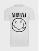 Merchcode T-shirt Nirvana Lithium bianco