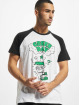 Merchcode T-Shirt Green Day Basket Raglan blanc