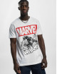 Merchcode T-Shirt Avengers Smashing Hulk blanc