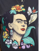 Merchcode T-Shirt Ladies Frida Kahlo Flower blau