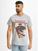 Merchcode T-Shirt Jurassic Park Pink Rock gris