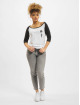 Merchcode T-Shirt manches longues Ladies Banksy Balloons Raglan blanc