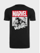Merchcode T-shirt Avengers Smashing Hulk nero