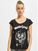 Merchcode T-Shirt Ladies Motörhead Logo Cutted Back noir