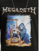 Merchcode T-Shirt Megadeath Countdown Hourglass Vintage noir