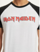 Merchcode T-Shirt Iron Maiden Logo Baseball noir