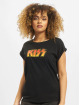 Merchcode T-Shirt Ladies Kiss schwarz