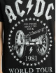Merchcode T-Shirt Acdc For Those About To Rock schwarz