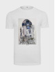 Merchcode T-shirt Star Wars R2D2 vit