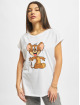 Merchcode T-Shirt Tom & Jerry Mouse weiß