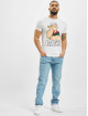 Merchcode T-Shirt Popeye Logo And Pose weiß
