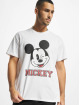 Merchcode t-shirt Mickey College wit