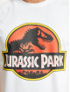 Merchcode t-shirt Jurassic Park Logo wit