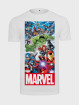 Merchcode t-shirt Avengers Allstars Team wit