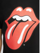 Merchcode t-shirt Rolling Stones Tongue zwart