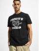 Merchcode t-shirt Popeye Barber Shop zwart