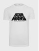 Merchcode T-shirts Star Wars Original Logo hvid