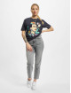Merchcode T-Shirty Ladies Frida Kahlo Flower niebieski