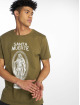 Merchcode T-Shirty Santa Muerte oliwkowy