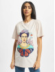 Merchcode T-Shirty Ladies Frida Kahlo Butterfly rózowy