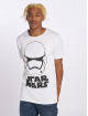Merchcode T-skjorter Star Wars Helmet hvit