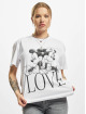 Merchcode T-skjorter Ladies Minnie Loves Mickey hvit