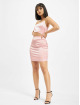Missguided Klær Cut Out Stretch Satin rosa