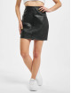 Missguided Nederdele Faux Leather Mini sort