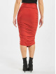 Missguided Rock Petite Slinky Rouched Midi rot