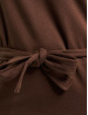 Missguided Sukienki Tie Belt Midi Sweater brazowy