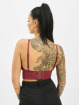 Missguided Top Harness Lace red