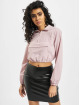 Missguided Transitional Jackets Shell Front Pocket Crop rosa