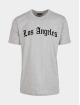 Mister Tee Camiseta Los Angeles Wording gris