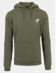 Mister Tee Hoodies Wasted Youth olivový