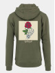 Mister Tee Hoodies Wasted Youth olivový