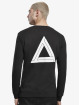 Mister Tee Pullover Triangle Neck black
