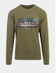 Mister Tee Puserot Can´t Hang With Us Crewneck oliivi