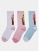 Mister Tee Socks Fancy Icecream 3-Pack white