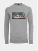 Mister Tee Svetry Can´t Hang With Us Crewneck šedá