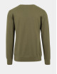 Mister Tee Sweat & Pull Los Angeles Wording Crewneck olive