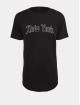 Mister Tee T-paidat New York Wording valkoinen