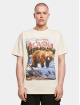 Mister Tee T-Shirt Alaska Vintage Oversize beige
