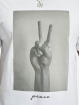 Mister Tee T-shirt Peace Sign bianco