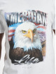 Mister Tee T-shirt American Life Eagle bianco