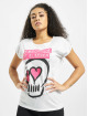 Mister Tee T-Shirt Ladies Five Seconds Of Summer Skull blanc