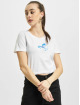Mister Tee T-Shirt Butterfly Cropped blanc